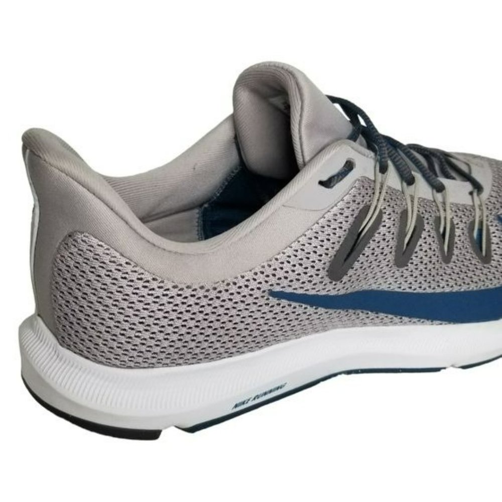Nike Quest Gray Blue Running Shoes Men's Size 14 - Picture 9 of 12
